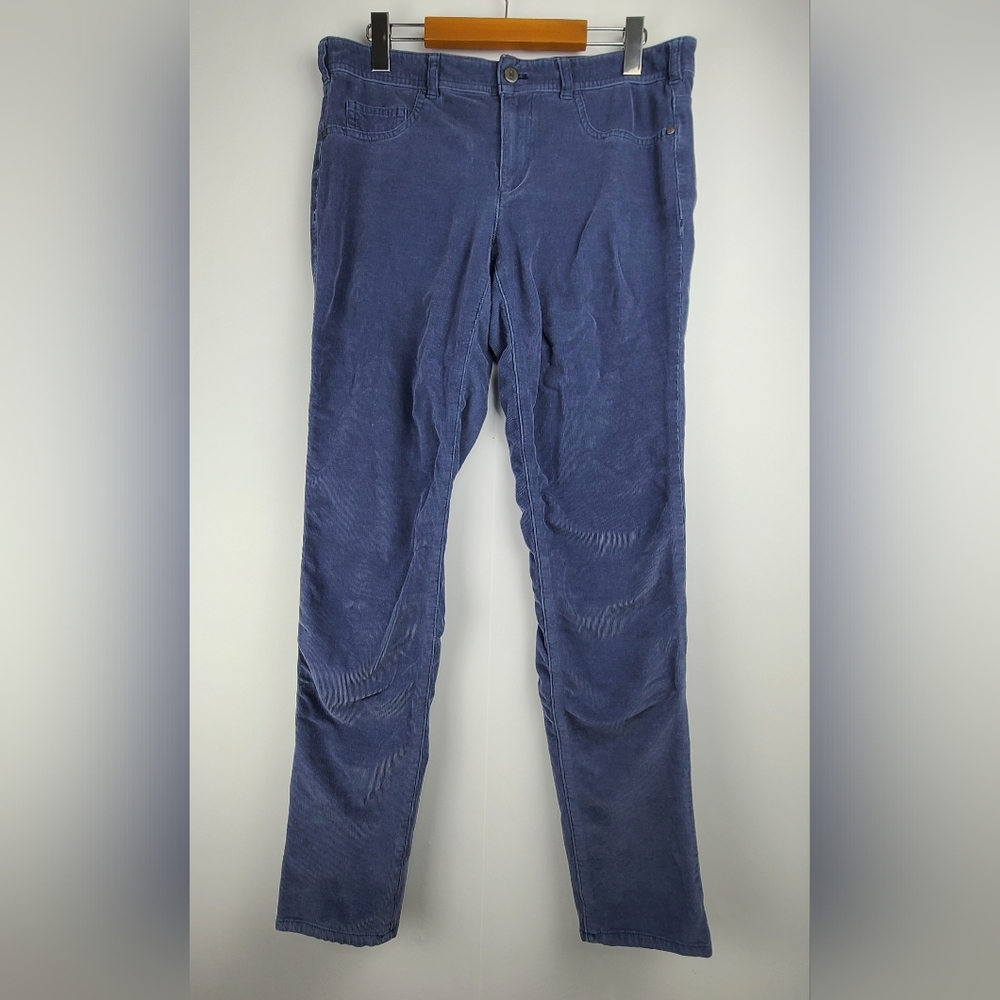 Pilcro Periwinkle Blue Corduroy relaxed fit pants, Size 30